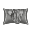 Silk Pillowcase for Hair and Skin, Mulberry Silk Pillow Cases 2Pack - Dark Gray - 50x66cm
