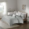Metallic Printed Duvet Cover Set - as Pic