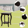 Accent Sofa End Side Table - Brown