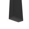 Glass two layer tea table;  small round table;  bedroom corner table;  living room white side table - Black