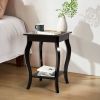 Accent Sofa End Side Table - Brown