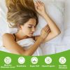 2Pcs Bamboo Memory Foam Pillow Hypoallergenic Bed Pillow For Head Neck Rest Sleeping Shredded Pillow Washable Cover Queen Size Pillow - 2Pcs - Queen S