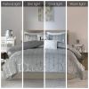Metallic Printed Duvet Cover Set - as Pic
