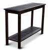 Eucalyptus Console Table, Espresso - as Pic