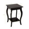 Accent Sofa End Side Table - Brown