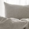 Pillow Cases Standard Size, Standard Pillow Cases Set of 2, Pillowcases Standard, Premium Soft Linen Pillow Case with Envelope Enclosure 20"x27", Grei