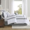 8 Piece Embroidered Comforter Set - as Pic
