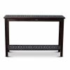 Eucalyptus Console Table, Espresso - as Pic