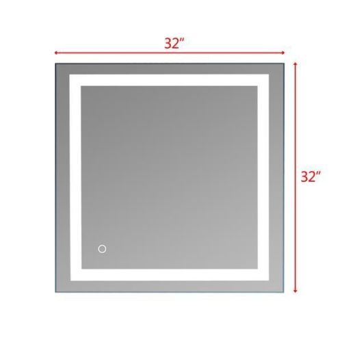 4 Size Bathroom LED Vanity Mirror Wall Mounted Makeup Mirror with Light (Horizontal/Vertiacl) 4 Size Bathroom LED Vanity Mirror Wall Mounted Makeup Mirror with Light (Horizontal/Vertiacl)